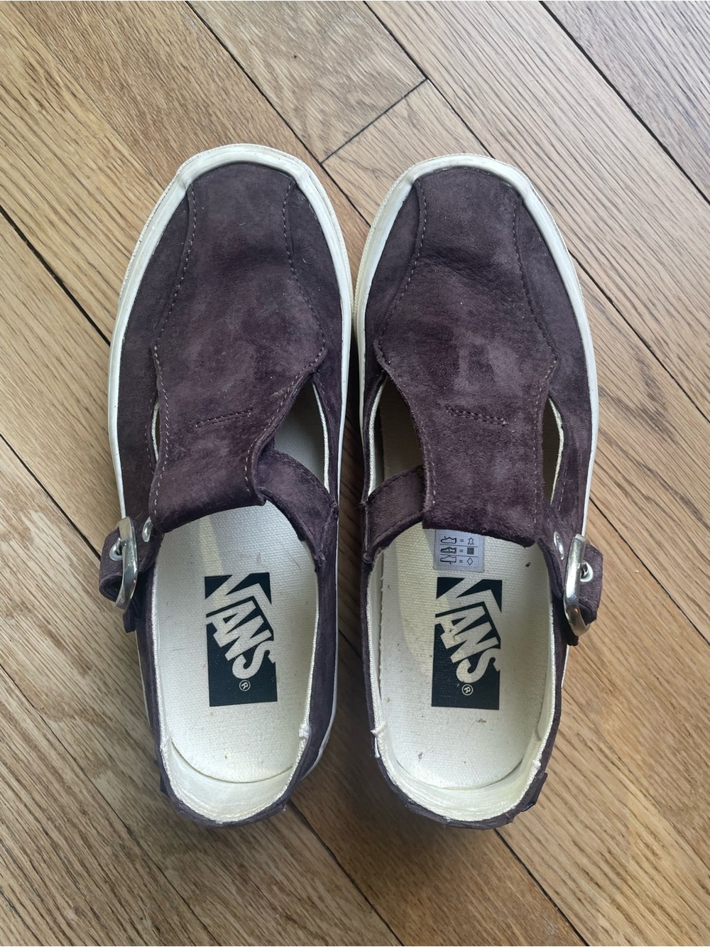 Vans 93 Luxe Mary Jane Slip-On in Chocolate Brown Suede